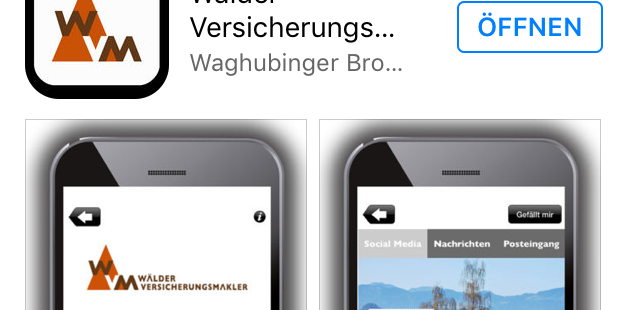 Die WVM App, exklusiv für unsere Kunden…